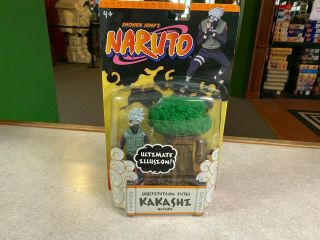 2002 Mattel Naruto Shippuden Substitution Jutsu Kakashi Hatake Action Figure Moc