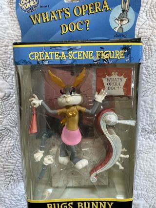 Looney Tunes Bugs Bunny Whats Opera Doc Create A Scene Figure Dc Direct Vintage