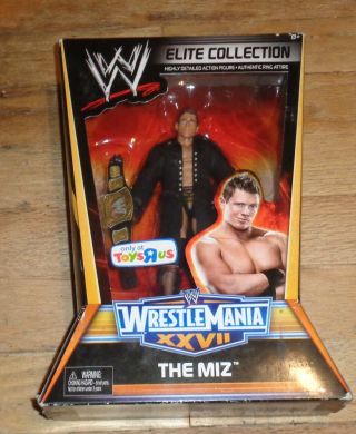 2010 Wwe Wwf Mattel Miz Mike Mizanin Elite Wrestling Figure Tru Wm 27