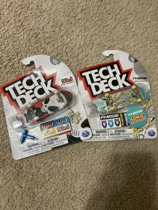 Tech Deck Blind Ultra Rare Papa Reaper And Sonic The Hedgehog - Set
