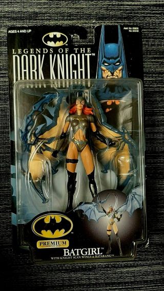 1998 Kenner Batman Legends Of The Dark Knight Premium Batgirl W/ Batarang,  Wings