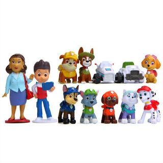 Paw Patrol Cake Toppers Action Figures Puppy Patrol Dog Kids Toy Gift 12pc Set 2