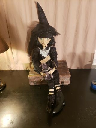 Joe Spencer Elenora Witch Collectible Halloween Figure Halloween Decor 44 In