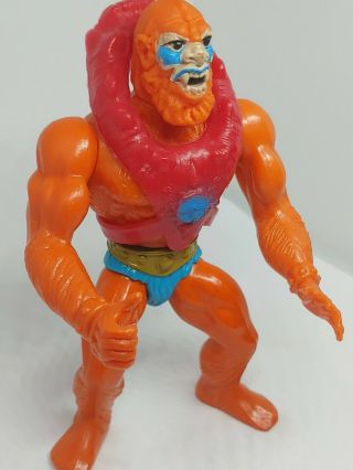 Vintage He - Man Masters of the Universe MOTU Beast Man Soft Head 1981 Taiwan 2