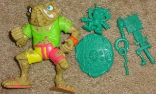 Vintage Teenage Mutant Ninja Turtles Napoleon Bonafrog 1990 Complete
