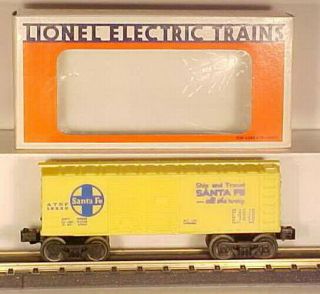 Lionel 6 - 16250 Santa Fe Boxcar Ln/box
