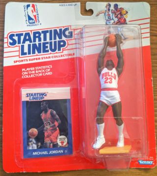 1988 Michael Jordan,  Chicago Bulls,  Rookie Starting Lineup With Card