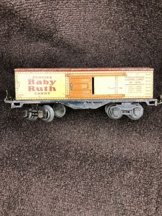 Lionel Lines 1679 Curtis S Baby Ruth Candy Box Car Train Vintage Collectible