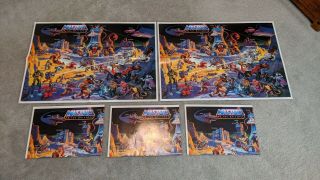 He - Man Masters Of The Universe " Eternia " Poster 1986 - Mattel Print