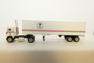 U.  S.  Mail Tractor & Box Trailer Con - Cor (herpa) Ho Scale (boxed)
