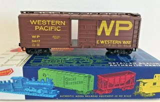 HO Western Pacific 40 - Foot Steel Side AAR Boxcar Roundhouse Products 2