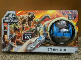 Mattel Jurassic World Park Gyrosphere Rc Remote Control Mib