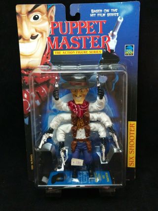Full Moon Toys 1997 Puppet Master Six Shooter 7 " Action Figure 6003