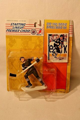 Starting Lineup 1994 Edition Mario Lemieux Pittsburg Penguins Kenner
