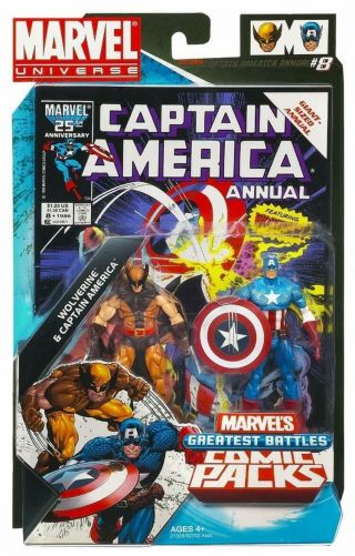 Captain America Vs.  Wolverine Marvel 