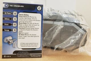 Star Wars Miniatures - Force Unleashed: Tie Crawler 42 W/card