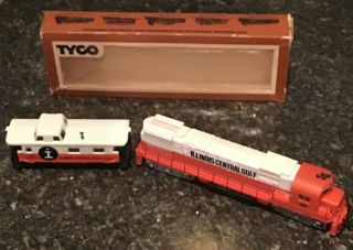 Tyco Illinois Central Gulf 4301 With Caboose 2013