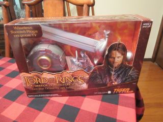 Wireless Sword Plays On Tv The Lord Of The Rings Warrior Of Middle Earth Nib