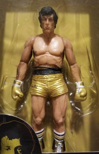 Rocky Iii Series 1 Rocky Balboa 40th Anniversary 7 " Collectible Action Figure