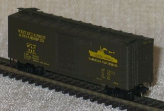Micro Train Lines 20450 40ft Stnd Sng Door N - Scale Boxcar West India Fruit W.  I.  F