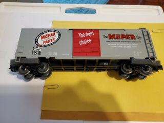 Weaver Ultra Line - O Scale - The Mopar Sign - Mopar Parts Box Car