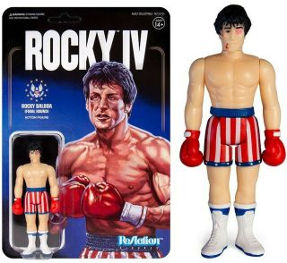 Rocky Balboa Final Round Bloody Beat Up Iv 7 Reaction Action Figure