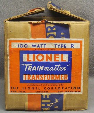 Lionel R - 100 Transformer Box (only) (p - 6)