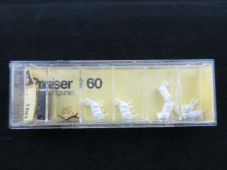 Vintage Preiser Ho Miniature Figures/animals Shepard With Sheep,  Dog 160 Nib