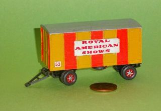 Walthers Ho Scale Circus / Carnival Equipment Wagon For Model Train Layouts
