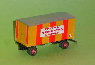 Walthers ho scale CIRCUS / CARNIVAL EQUIPMENT WAGON for Model Train Layouts 3