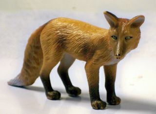 2014 The Red Fox Figurine Terra By Battat (hard Plastic Figure)