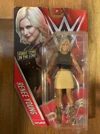 2015 Wwe Divas Renee Young First Time In The Line 6 Inch Action Figure Aew