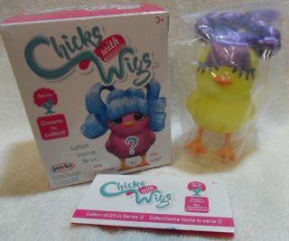 Nip Chicks With Wigs Jo Marie Chick Jakks Series 1 Mini Yellow Purple