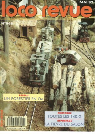 Loco Revue N°548 Reseau : Forestier En Oe / Toutes Les 140.  G / Electricite