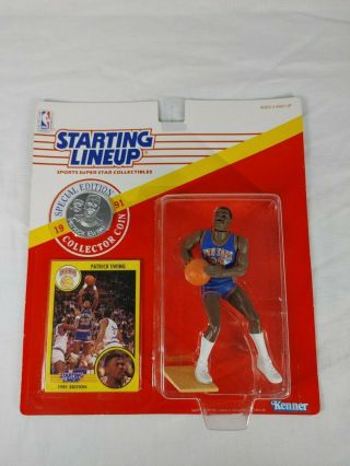 Nba Basketball Patrick Ewing York Knicks 1991 Starting Lineup Figure Slu