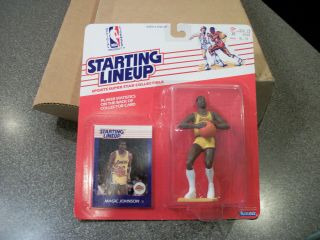 1988 Magic Johnson L.  A.  Lakers Starting Lineup In Package
