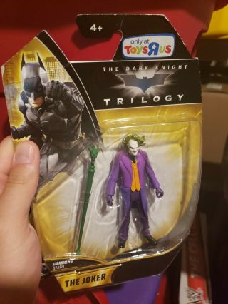The Dark Knight Trilogy Joker Smashing Staff Figure Toys R Us Exclusive Batman