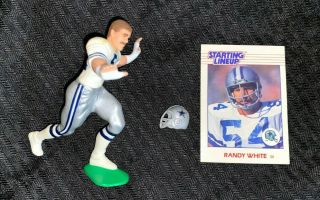 Starting Lineup Slu: Nfl 1988 Randy White: Rare Dallas Cowboys Loose With Card