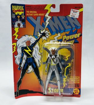 1993 Toy Biz Marvel Comics X - Men Storm Action Figure Power Glow