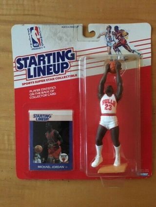 1988 Michael Jordan Kenner Starting Lineup Slu Nba Basketball Chicago Bulls