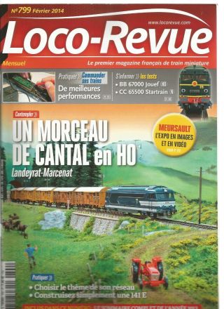 Loco Revue N°799 Reseau : Cantal / Bb 6700 / Choisir Le Theme De Son Reseau
