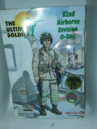 1999 The Ultimate Soldier 82nd Airborne Division D - Day 12 " Soldier Wwii Nib