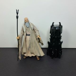 Lord Of The Rings Two Towers Saruman The White Action Figure Toy Toybiz 2001