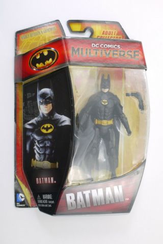 Batman 4 " Figure Dc Comics Multiverse Michael Keaton Tim Burton Moc