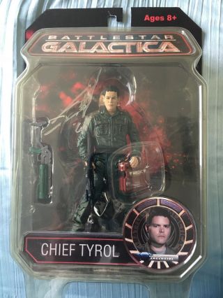 Battlestar Galactica Chief Tyrol Autographed Action Figure