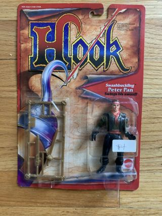 Mattel 1991 Hook Peter Pan Action Figure