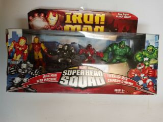 Marvel Hero Squad 3 " Figure Set