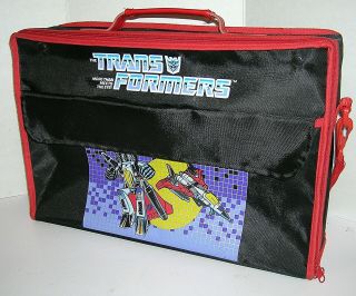 Vintage 1985 Transformers Starscream Carrying Case Shoulder Bag