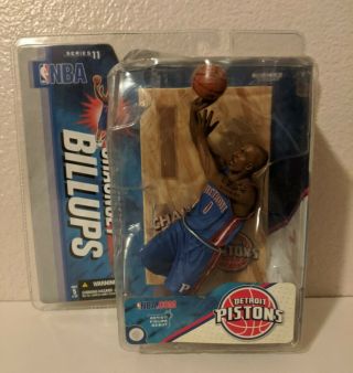 Chauncey Billups Detroit Piston Action Figure Mcfarlane Series 11 Nba Basketball