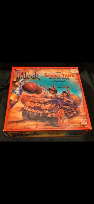 Mattel Hook Peter Pan Movie Lost Boy Strike Tank Boxed 1991